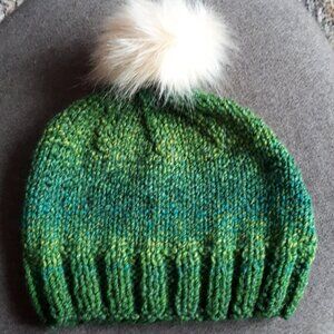 Hand knitted hat